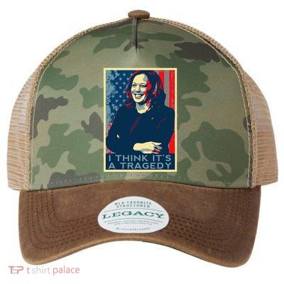 Kamala Harris Debate Donald Trump I Think ItS A Tragedy Legacy Tie Dye Trucker Hat