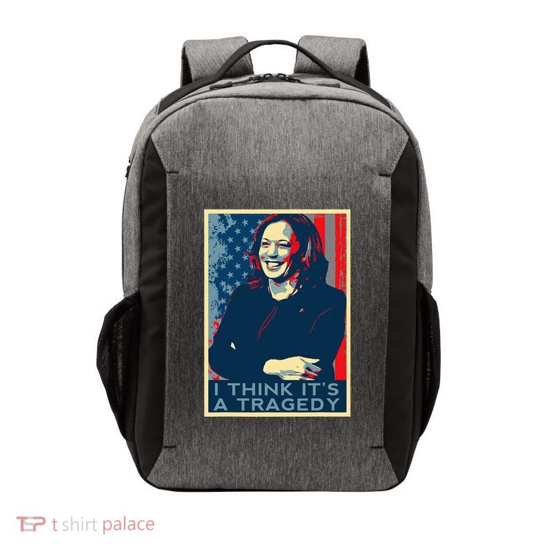 Kamala Harris Debate Donald Trump I Think ItS A Tragedy Vector Backpack