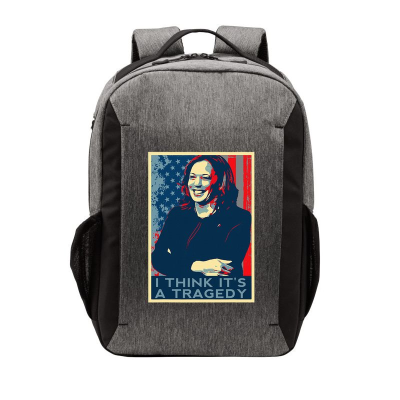 Kamala Harris Debate Donald Trump I Think ItS A Tragedy Vector Backpack