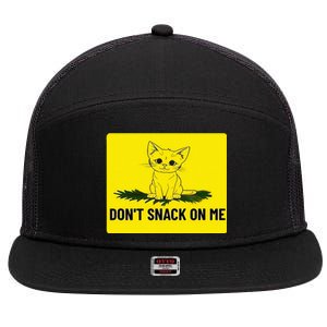 Kamala Harris DonT Snack On Me 7 Panel Mesh Trucker Snapback Hat