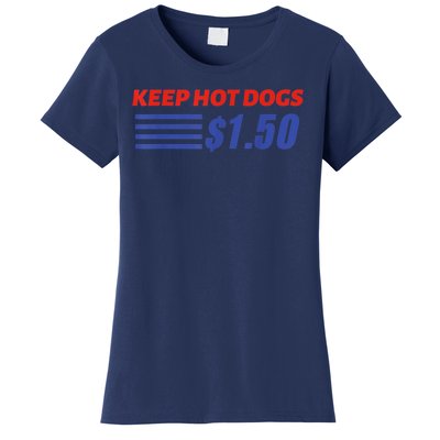 Keep Hot Dogs $1.50 Women's T-Shirt