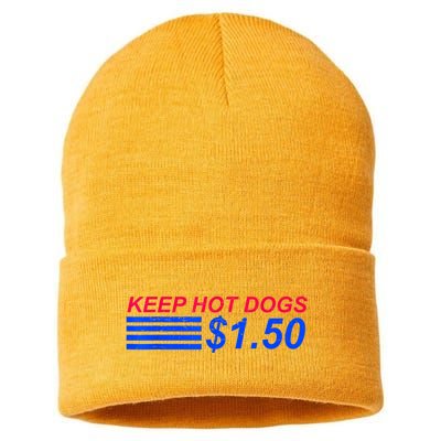 Keep Hot Dogs At 1.50 Dollars Sustainable Knit Beanie