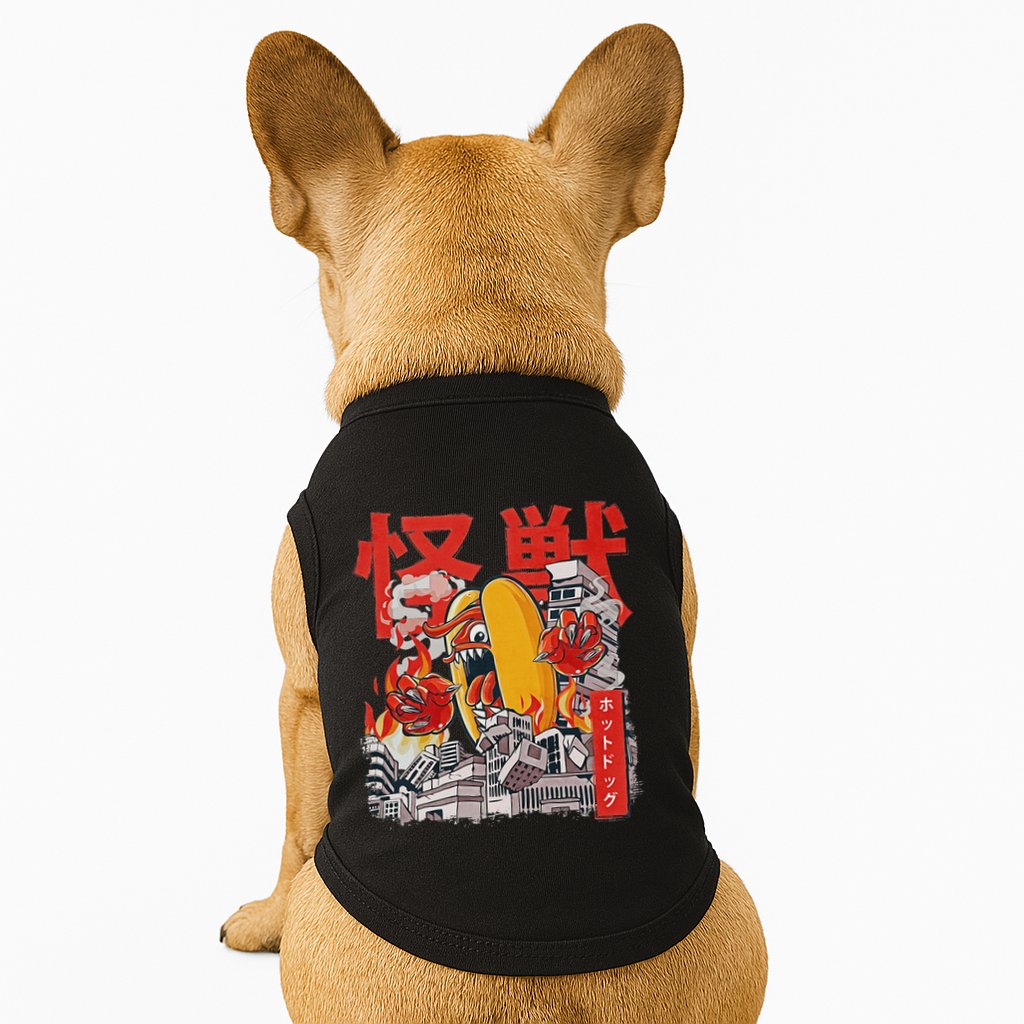 Kaiju Hot Dog Japanese Anime Monster Hotdog Doggie Tank