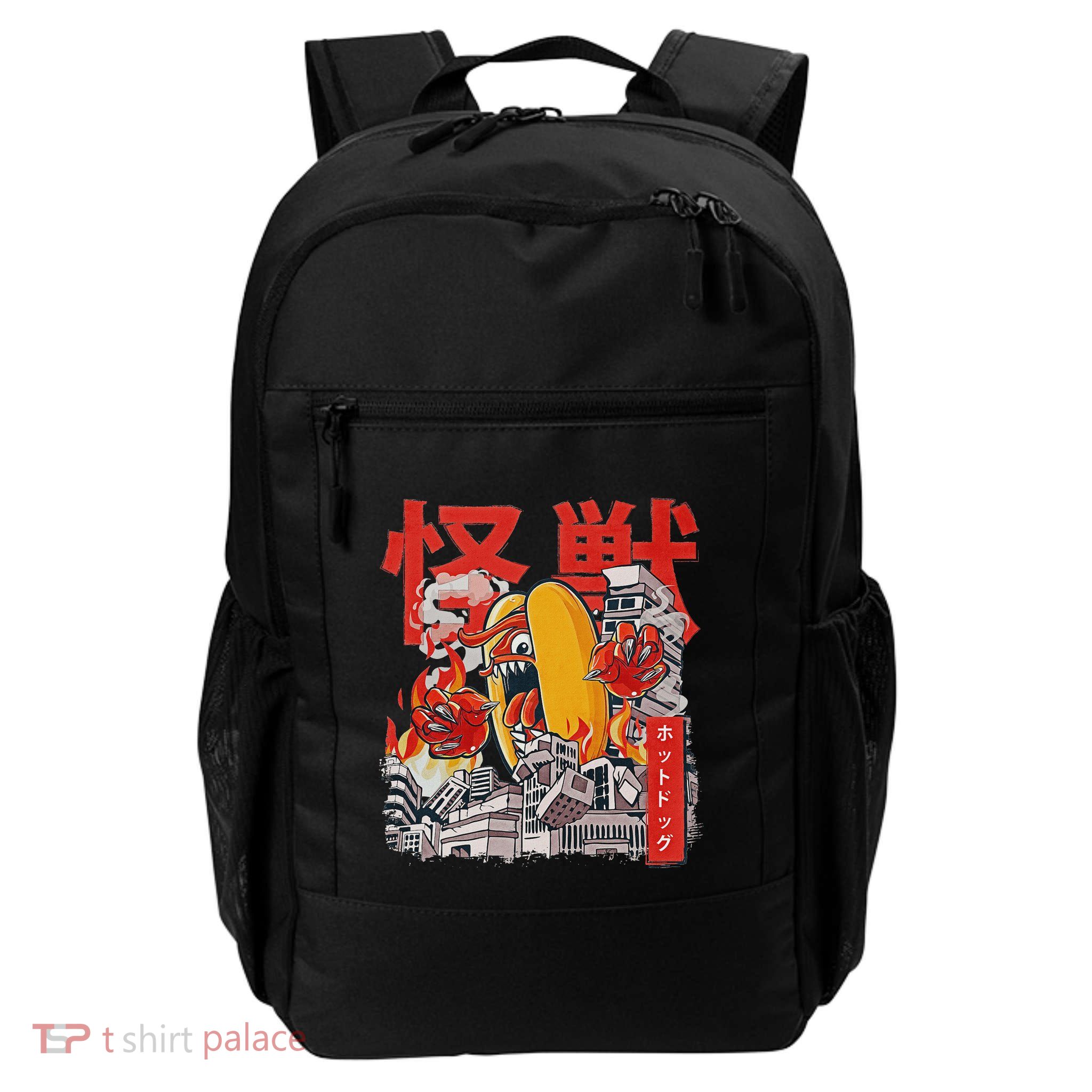 Kaiju Hot Dog Japanese Anime Monster Hotdog Backpack