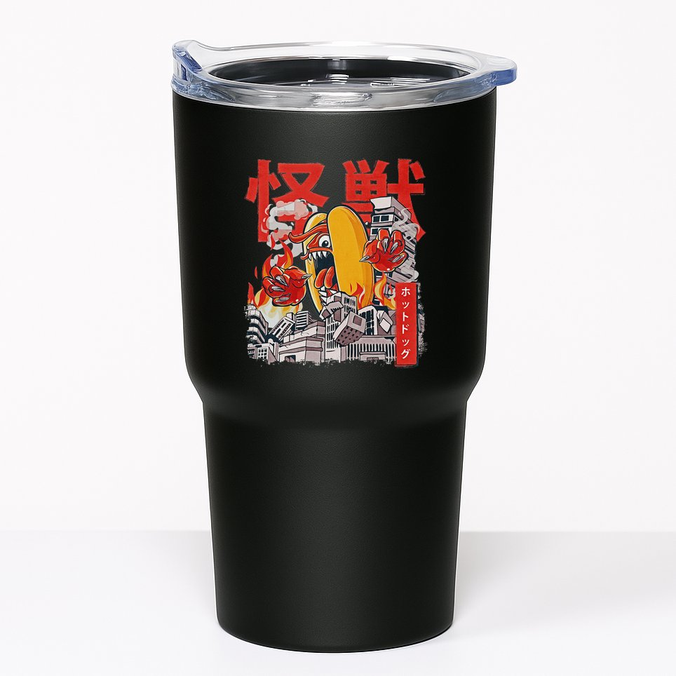 Kaiju Hot Dog Japanese Anime Monster Hotdog Tumbler