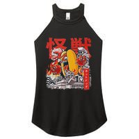 Kaiju Hot Dog Japanese Anime Monster Hotdog Women's Perfect Tri Rocker Tank