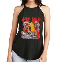 Kaiju Hot Dog Japanese Anime Monster Hotdog Women's Perfect Tri Rocker Tank
