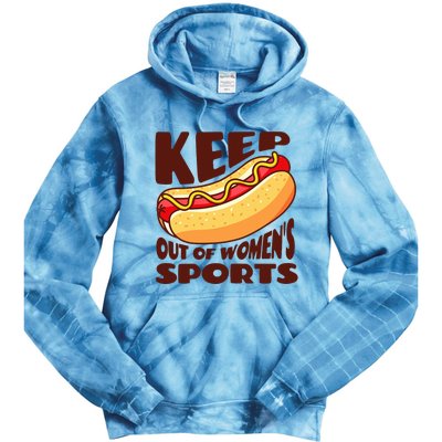 Keep Hot Dogs Out Of Sports Trump Fans Tie Dye Hoodie