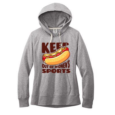 Keep Hot Dogs Out Of Sports Trump Fans Women's Fleece Hoodie