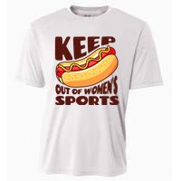 Keep Hot Dogs Out Of Sports Trump Fans Cooling Performance Crew T-Shirt