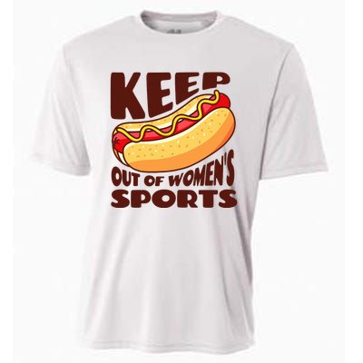 Keep Hot Dogs Out Of Sports Trump Fans Cooling Performance Crew T-Shirt