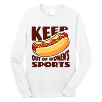 Keep Hot Dogs Out Of Sports Trump Fans Long Sleeve Shirt