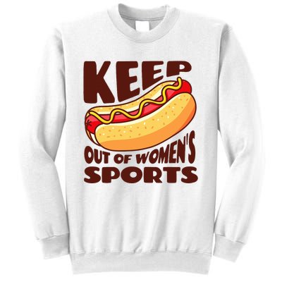 Keep Hot Dogs Out Of Sports Trump Fans Sweatshirt