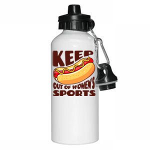 Keep Hot Dogs Out Of Sports Trump Fans Aluminum Water Bottle