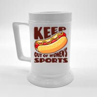 Keep Hot Dogs Out Of Sports Trump Fans Beer Stein