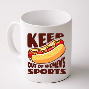 Keep Hot Dogs Out Of Sports Trump Fans Coffee Mug