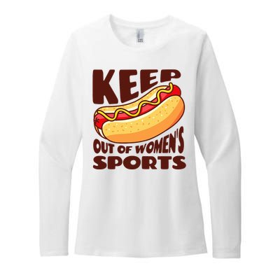 Keep Hot Dogs Out Of Sports Trump Fans Womens CVC Long Sleeve Shirt