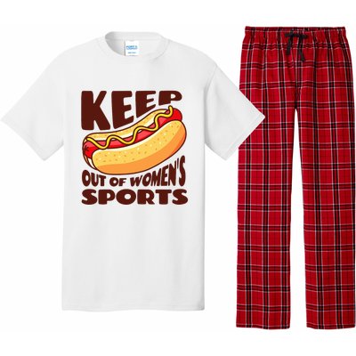 Keep Hot Dogs Out Of Sports Trump Fans Pajama Set