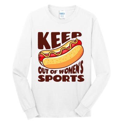 Keep Hot Dogs Out Of Sports Trump Fans Tall Long Sleeve T-Shirt