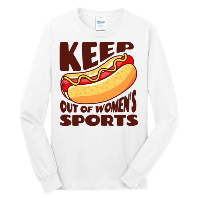 Keep Hot Dogs Out Of Sports Trump Fans Tall Long Sleeve T-Shirt