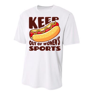 Keep Hot Dogs Out Of Sports Trump Fans Performance Sprint T-Shirt