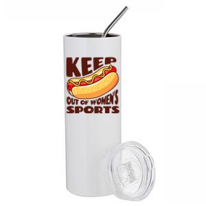 Keep Hot Dogs Out Of Sports Trump Fans Stainless Steel Tumbler