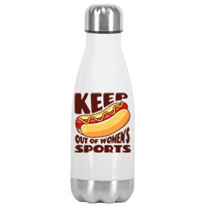 Keep Hot Dogs Out Of Sports Trump Fans Stainless Steel Insulated Water Bottle