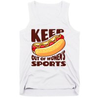 Keep Hot Dogs Out Of Sports Trump Fans Tank Top