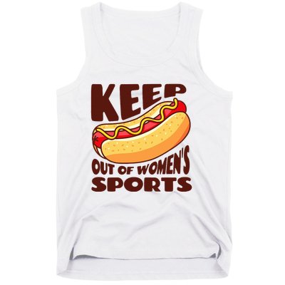 Keep Hot Dogs Out Of Sports Trump Fans Tank Top