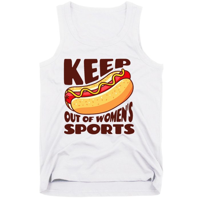 Keep Hot Dogs Out Of Sports Trump Fans Tank Top