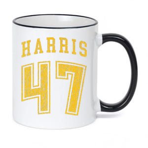 Kamala Harris Double Sided Classic Baseball Style Design Premium 11oz Black Color Changing Mug