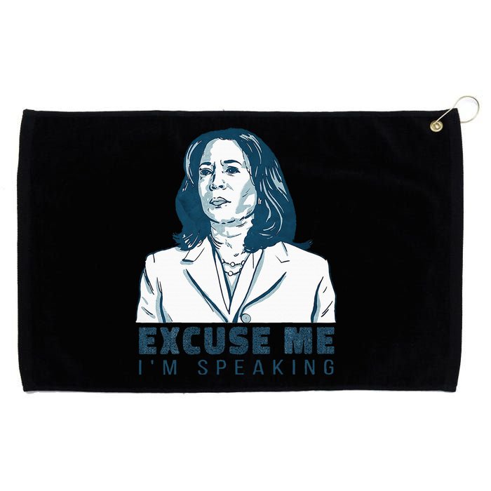 Kamala Harris Excuse Me IM Speaking President 2024 Grommeted Golf Towel