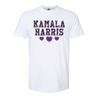 Kamala Harris Election 2024 Graphic Softstyle® CVC T-Shirt