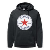 Kamala Harris Election Supporter Shoes Performance Fleece Hoodie