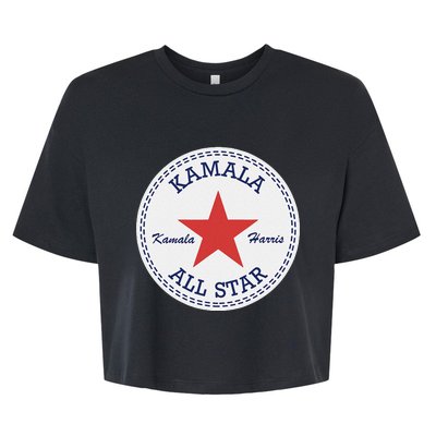 Kamala Harris Election Supporter Shoes Bella+Canvas Jersey Crop Tee