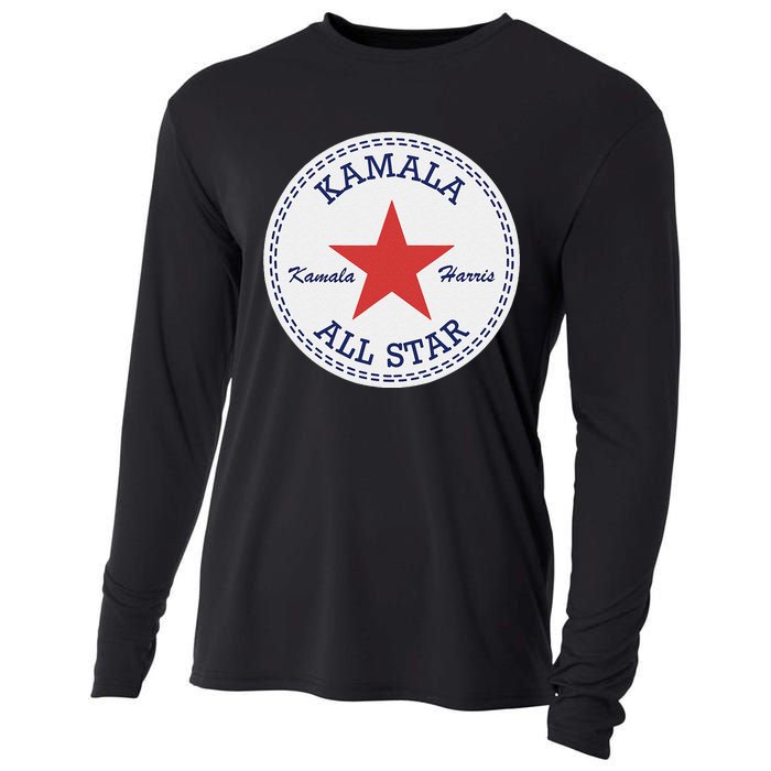 Kamala Harris Election Supporter Shoes Cooling Performance Long Sleeve Crew