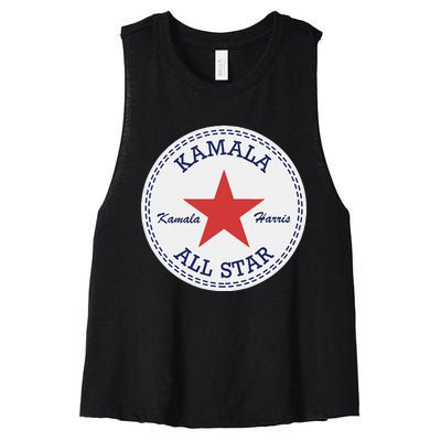 Kamala Harris Election Supporter Shoes Women's Racerback Cropped Tank