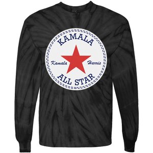 Kamala Harris Election Supporter Shoes Tie-Dye Long Sleeve Shirt