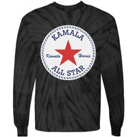 Kamala Harris Election Supporter Shoes Tie-Dye Long Sleeve Shirt