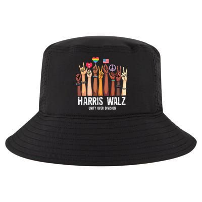 Kamala Harris Election Day Harris Walz Unity Over Division Cool Comfort Performance Bucket Hat