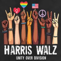 Kamala Harris Election Day Harris Walz Unity Over Division Adult Drive Performance Visor