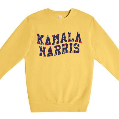 Kamala Harris Election 2024 Graphic Premium Crewneck Sweatshirt