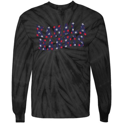 Kamala Harris Election 2024 Graphic Tie-Dye Long Sleeve Shirt