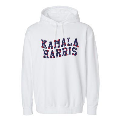 Kamala Harris Election 2024 Graphic Garment-Dyed Fleece Hoodie