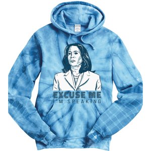 Kamala Harris Excuse Me IM Speaking President 2024 Tie Dye Hoodie