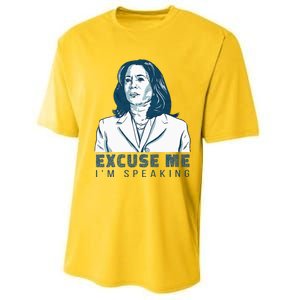 Kamala Harris Excuse Me IM Speaking President 2024 Performance Sprint T-Shirt