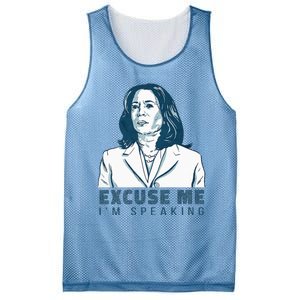 Kamala Harris Excuse Me IM Speaking President 2024 Mesh Reversible Basketball Jersey Tank