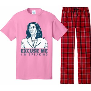 Kamala Harris Excuse Me IM Speaking President 2024 Pajama Set