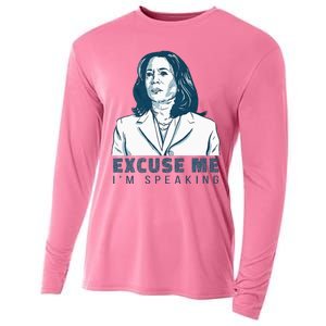 Kamala Harris Excuse Me IM Speaking President 2024 Cooling Performance Long Sleeve Crew