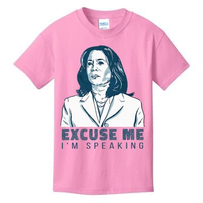 Kamala Harris Excuse Me IM Speaking President 2024 Kids T-Shirt